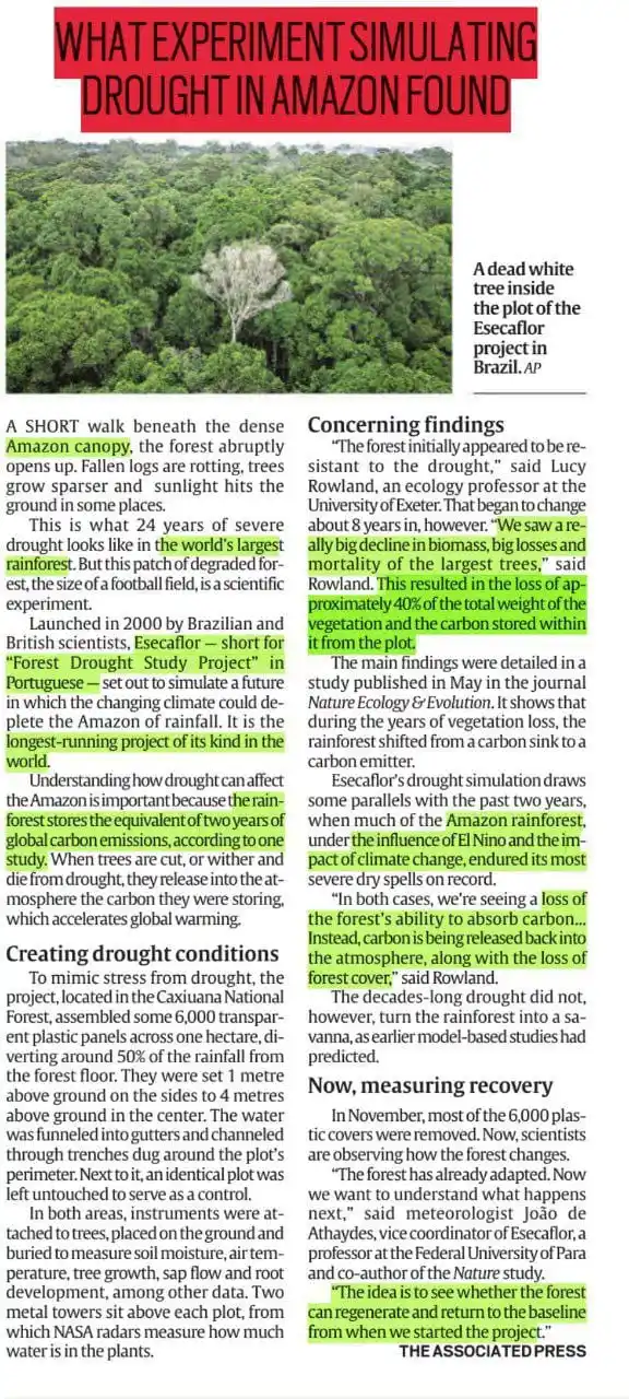 Image from UPSC mapping UPSC UPSC UPPSC MPPSC UPSC UPSC Upsc UPSC UPSC UPSC UPSC UPSC UPSC BPSC SSC CSAT UPSC™: Drought in Amazon : decline in biomass, big losses and mortality of th...