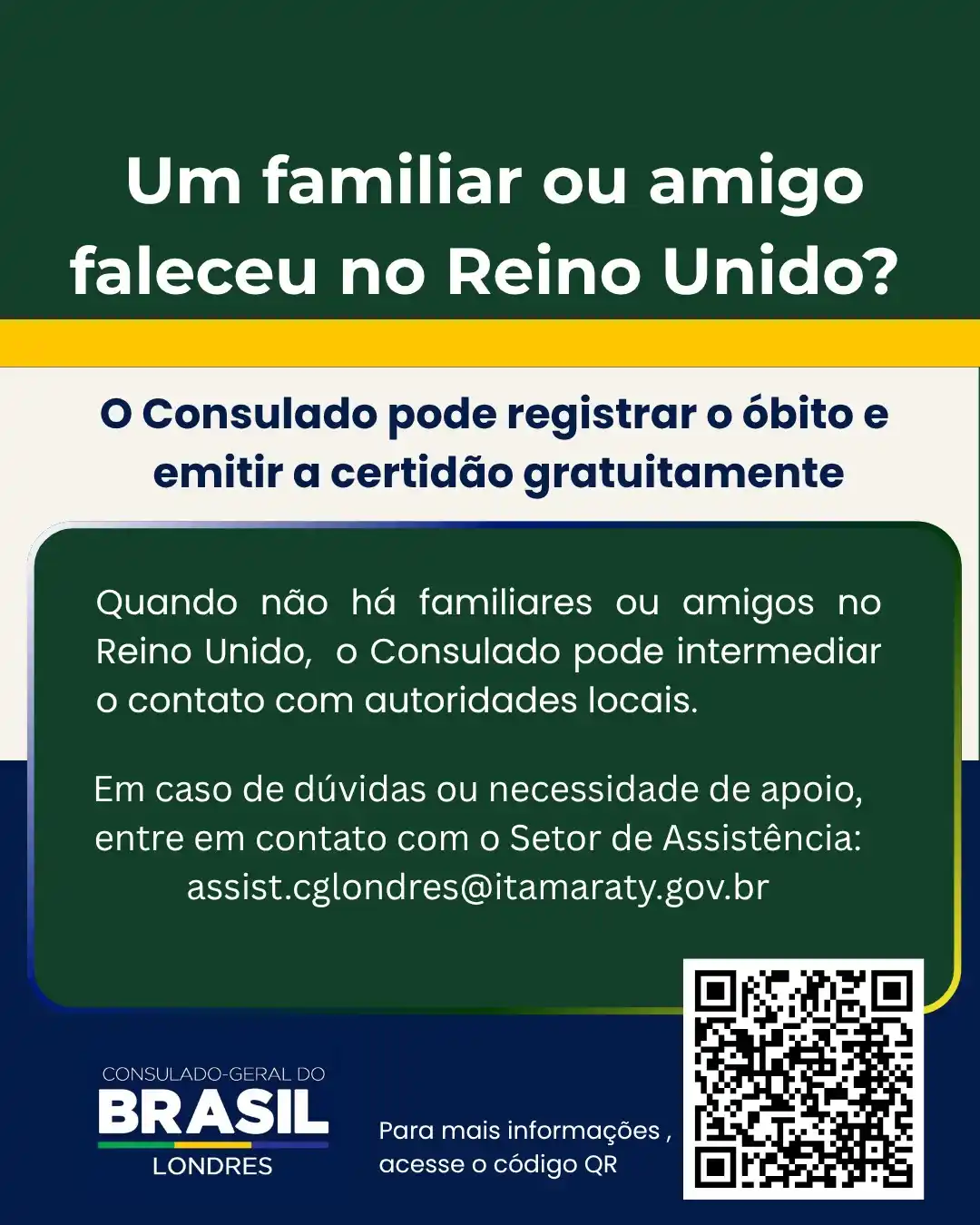 Consulado-Geral do Brasil em Londres post