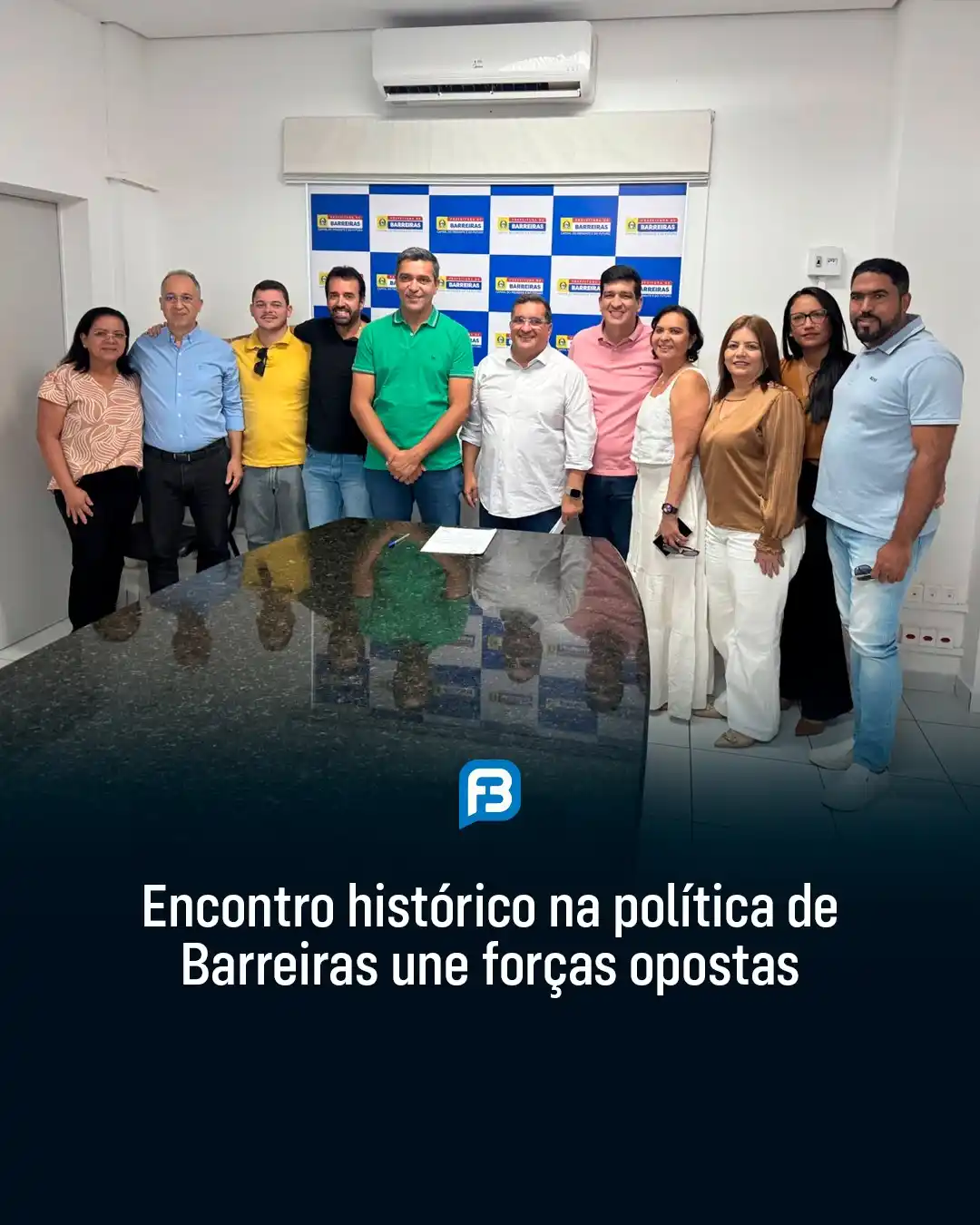 Image from Fala Barreiras, Portal de Notícias: *ENCONTRO HISTÓRICO NA POLÍTICA DE BARREIRAS UNE FORÇAS OPOSTAS* _Enco...