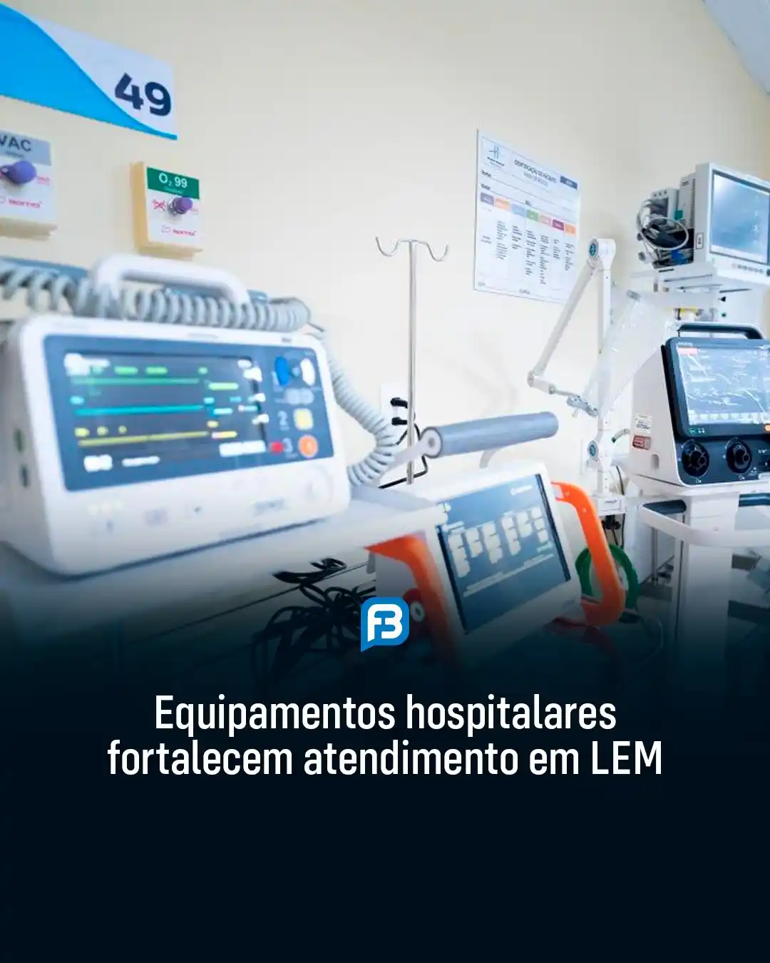 Image from Fala Barreiras, Portal de Notícias: *EQUIPAMENTOS HOSPITALARES FORTALECEM ATENDIMENTO EM LEM* _Kit de esta...