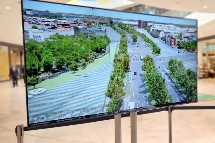 Image from Die RHEINPFALZ : 🛣️ *Helmut-Kohl-Allee bleibt umstritten: Was für und was gegen die ge...