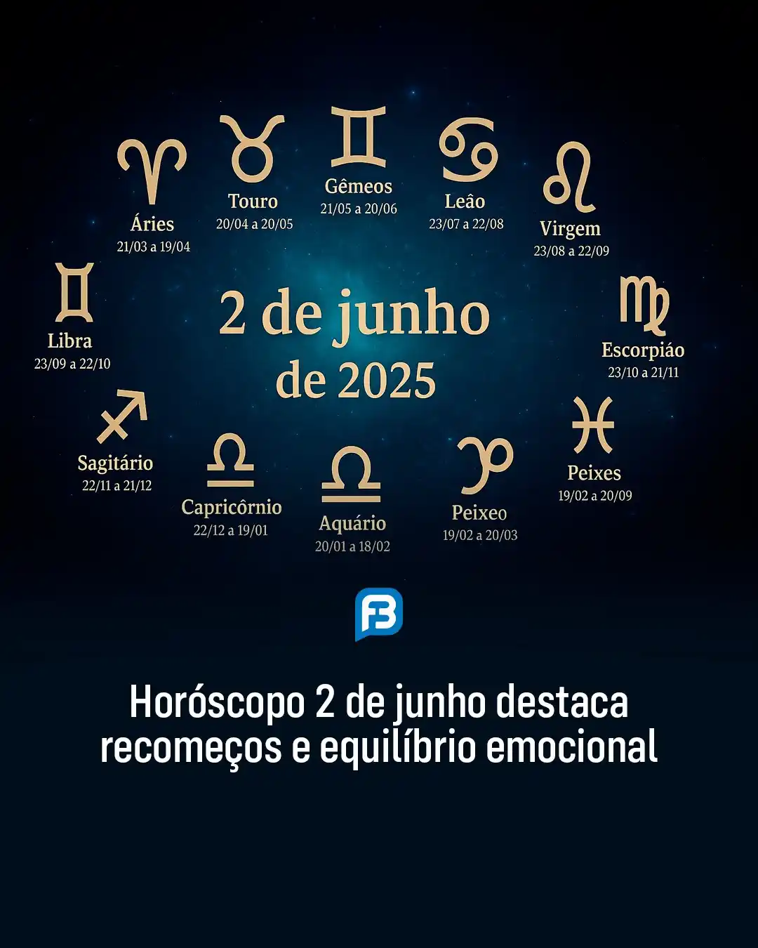 Image from Fala Barreiras, Portal de Notícias: *HORÓSCOPO 2 DE JUNHO DESTACA RECOMEÇOS E EQUILÍBRIO EMOCIONAL* _Horós...