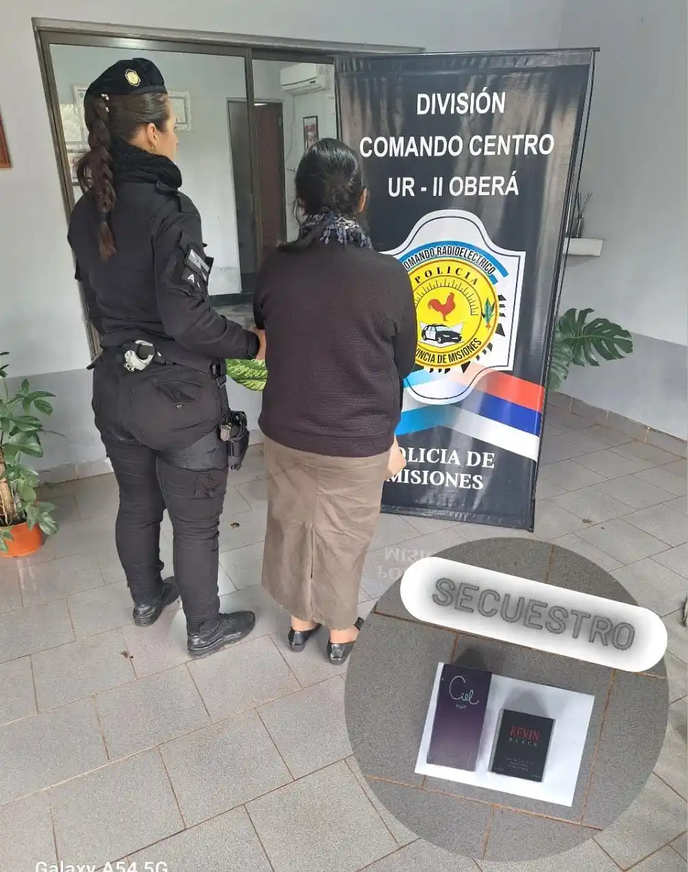 Image from El Misionerismo: *La sorprendieron intentando robar en un supermercado de Oberá y la po...