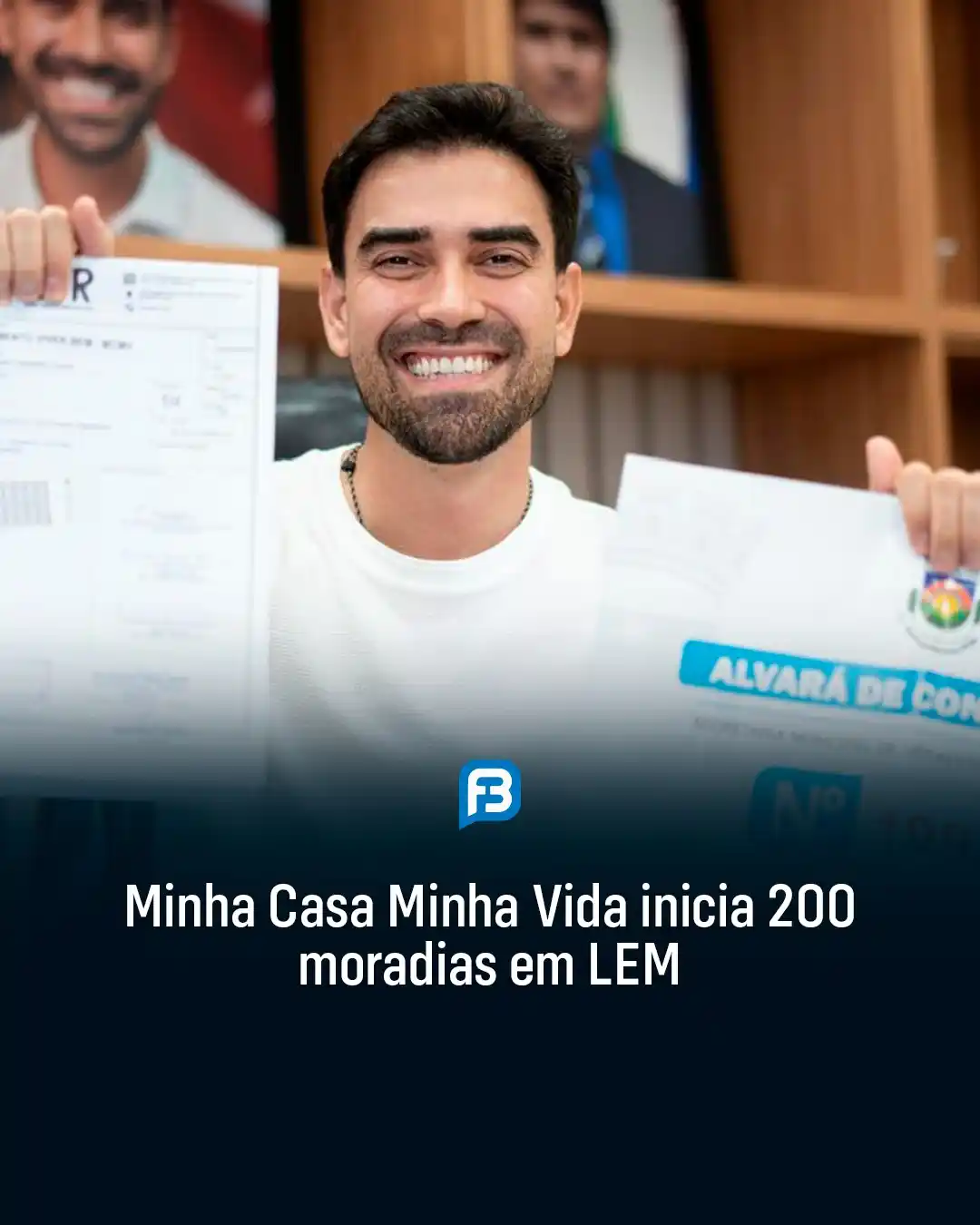 Image from Fala Barreiras, Portal de Notícias: *MINHA CASA MINHA VIDA INICIA 200 MORADIAS EM LEM* _Minha Casa Minha V...