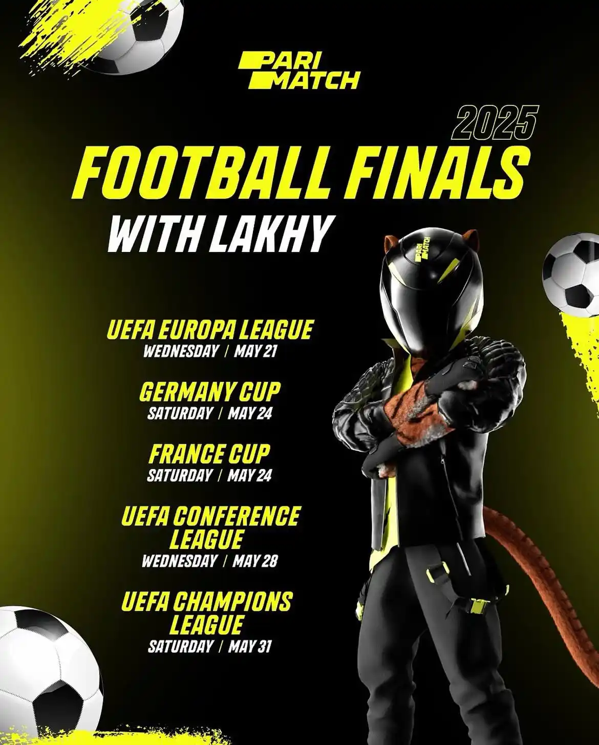 Image from Parimatch India 🇮🇳: 🏆⚽ PREPARE FOR FOOTBALL FINALS! ⚽🏆 The grandest stages of football a...