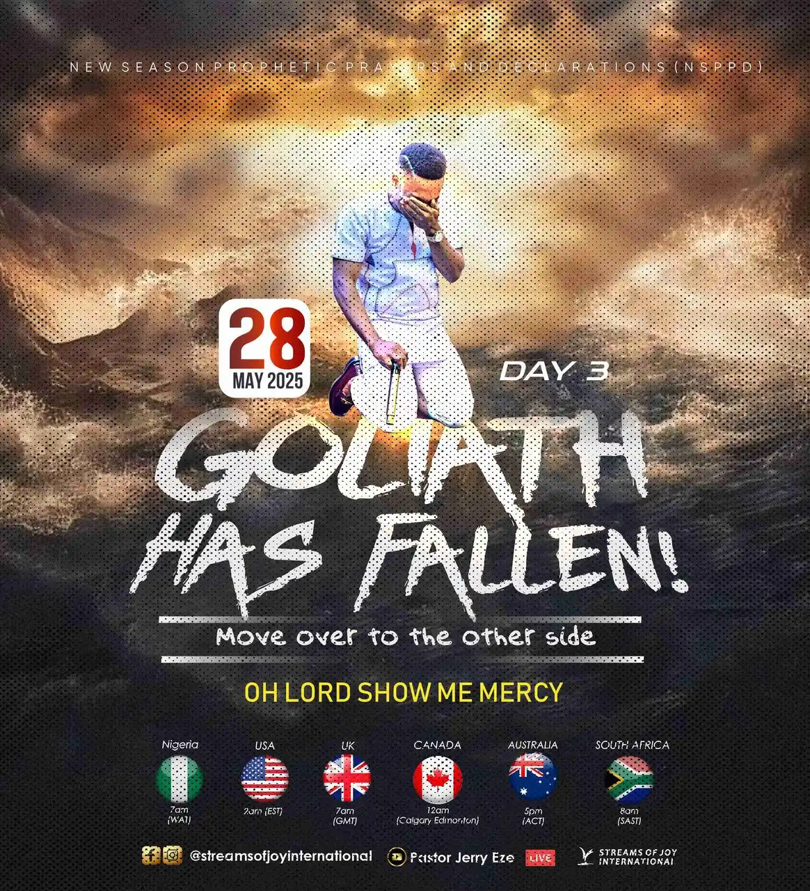 Image from Pastor Jerry Eze: 🔊READ THIS NSPPDIANS👇🏽👇🏽 For the mountains shall depart, and th...