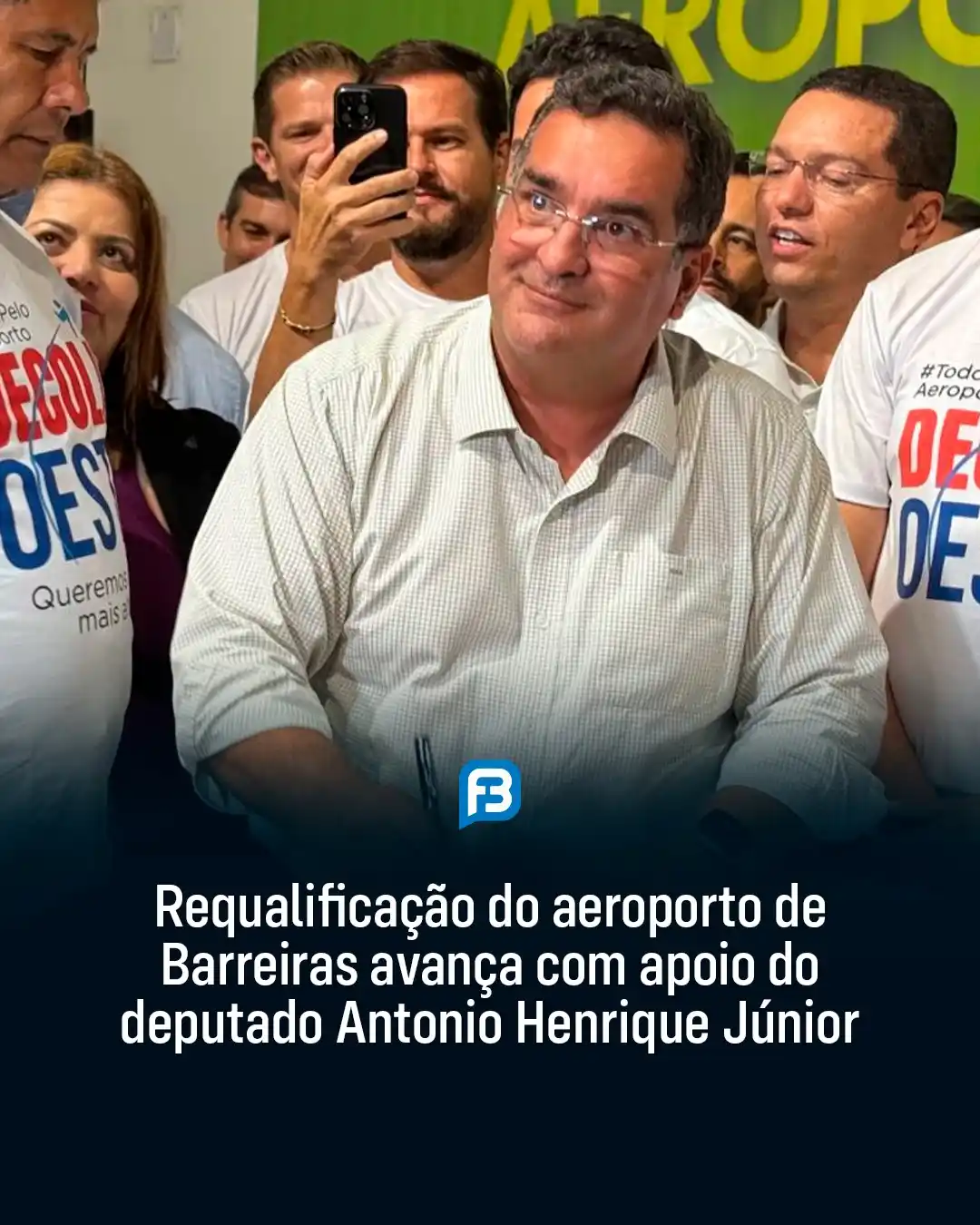 Image from Fala Barreiras, Portal de Notícias: *REQUALIFICAÇÃO DO AEROPORTO DE BARREIRAS AVANÇA COM APOIO DO DEPUTADO...