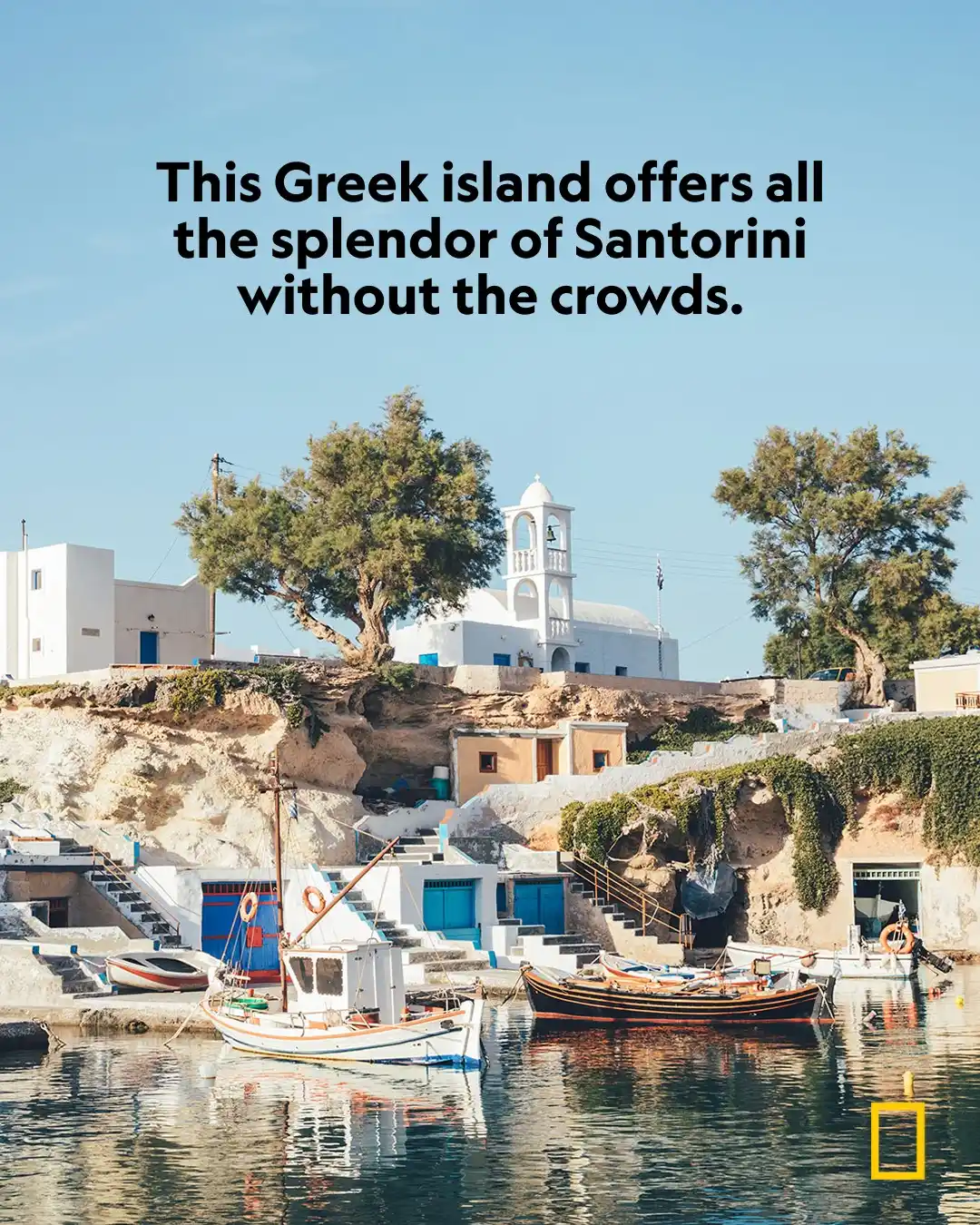 Image from National Geographic : Santorini may be considered the star of the Cyclades, but an increase ...