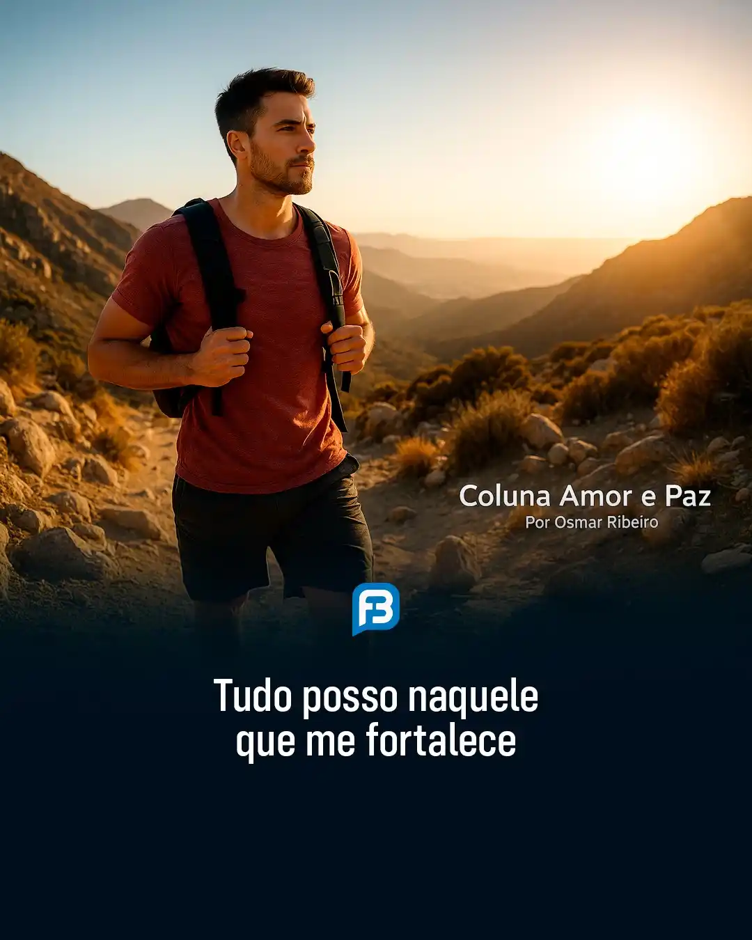 Image from Fala Barreiras, Portal de Notícias: *TUDO POSSO NAQUELE QUE ME FORTALECE* _Tudo posso naquele que me forta...