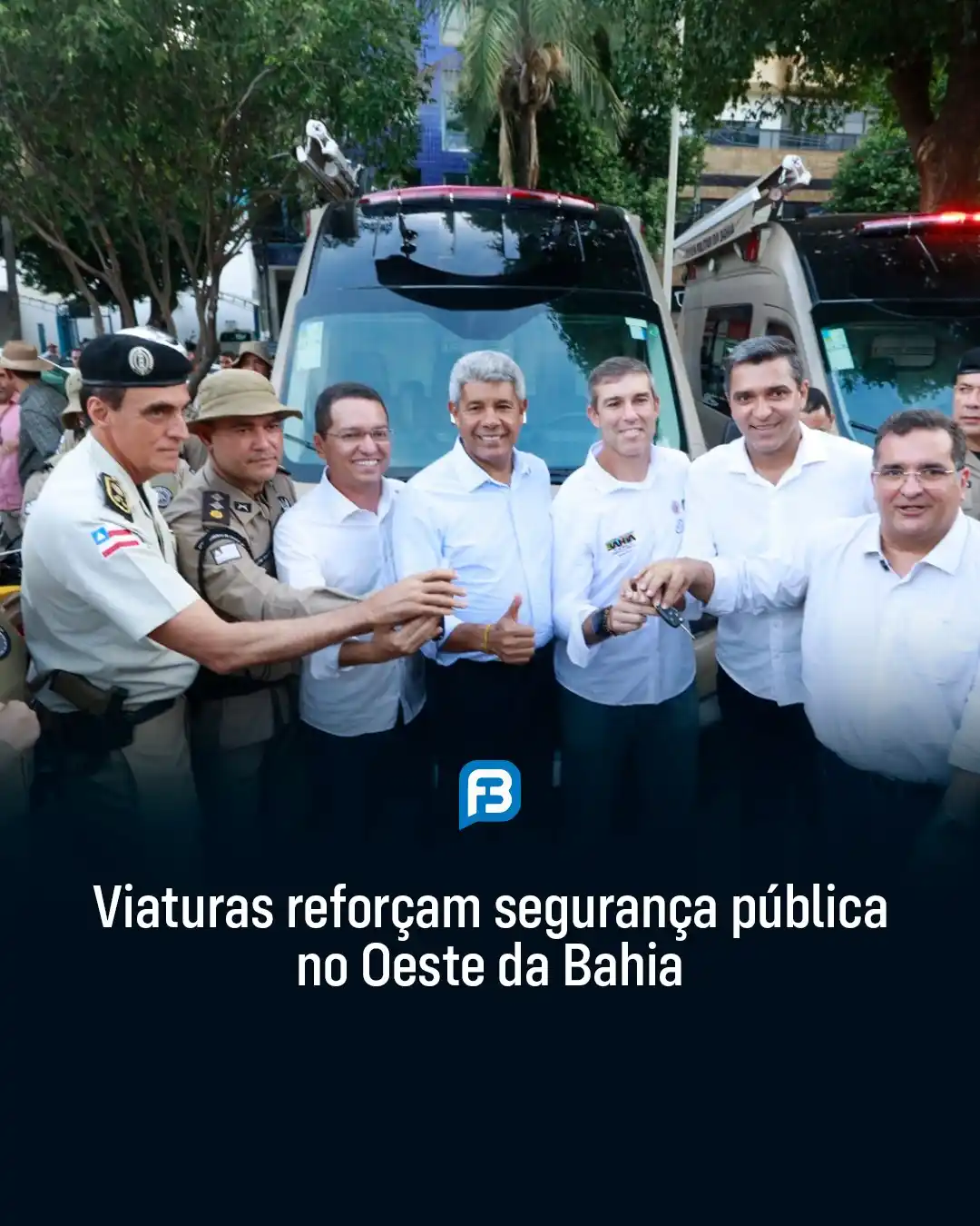 Image from Fala Barreiras, Portal de Notícias: *VIATURAS REFORÇAM SEGURANÇA PÚBLICA NO OESTE DA BAHIA* _Viaturas refo...