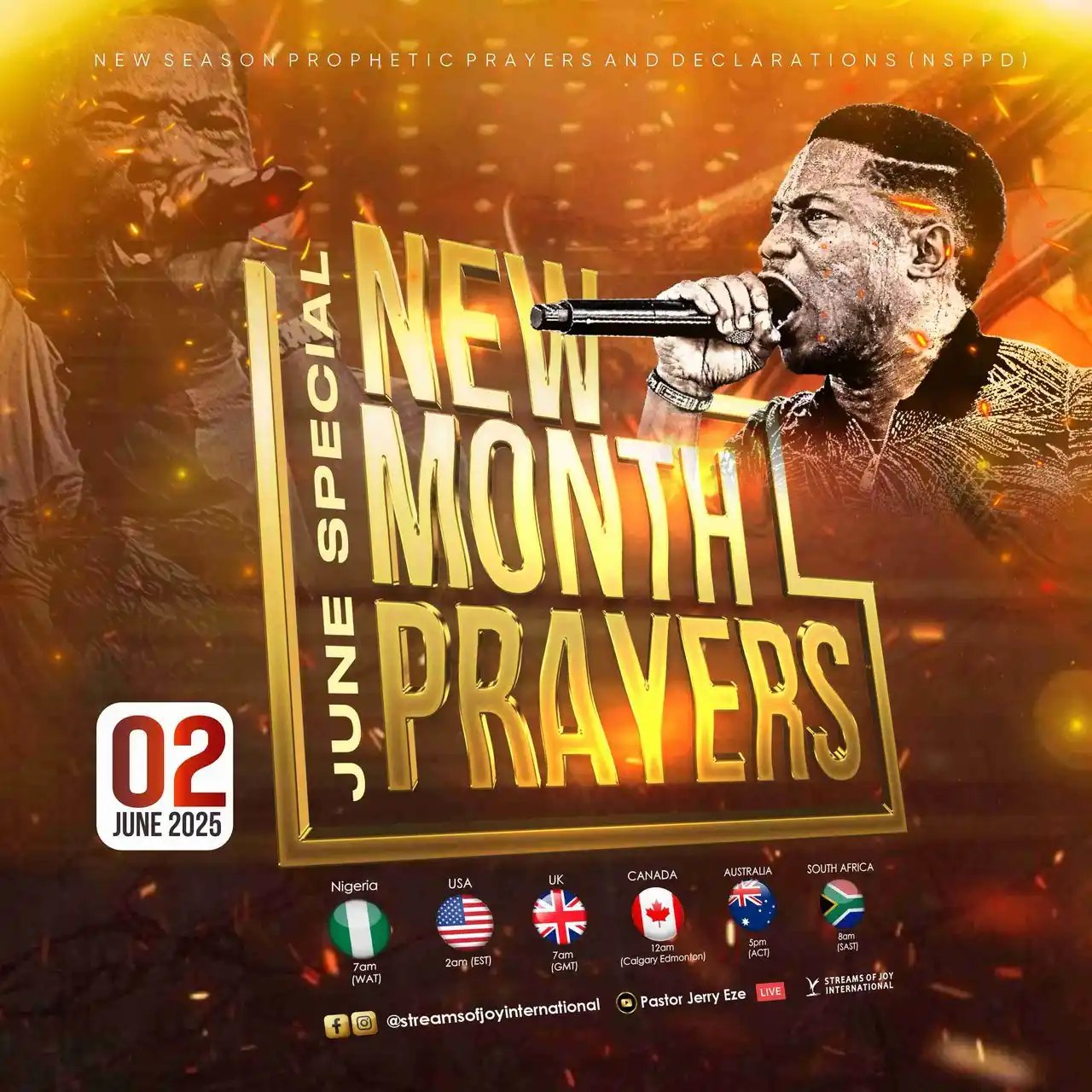 Image from Pastor Jerry Eze: ⛓💥WE ARE RIGHT IN THE MIDDLE OF 2025. ⛓💥JUNE, HEAR THE WORD OF THE...