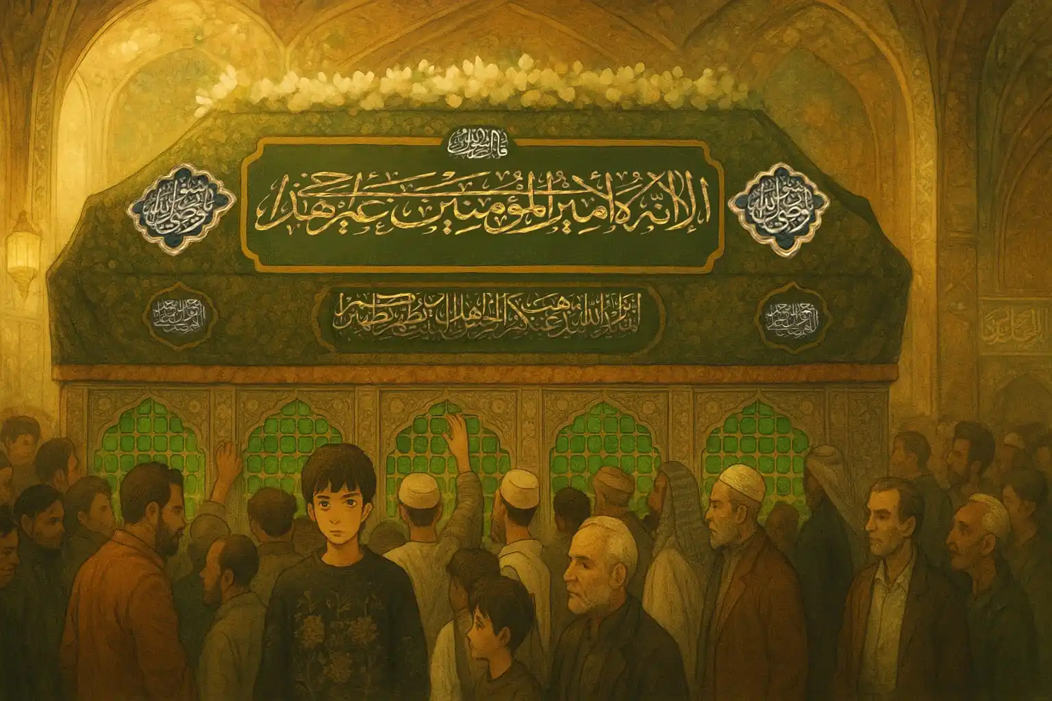 Image from حقيبة المؤمن: زيارة أمير المؤمنين الإمام علي(عليه السلام) اَلسَّلامُ عَلَيْكَ يا أَم...