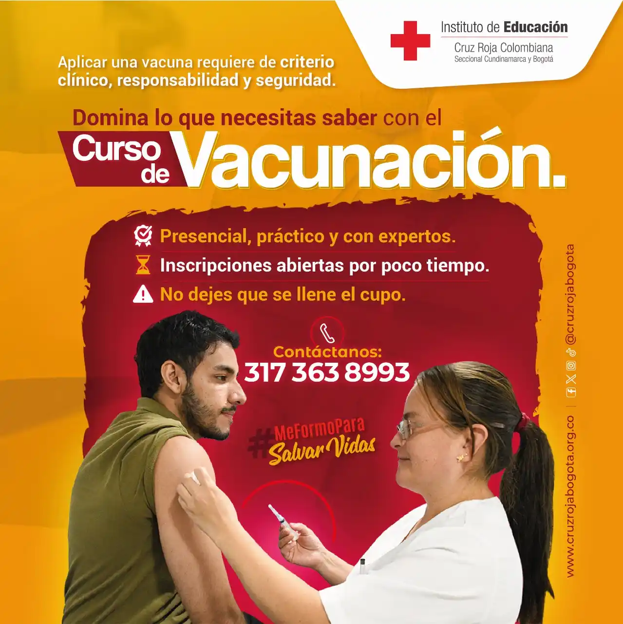 Cruz Roja Bogotá post