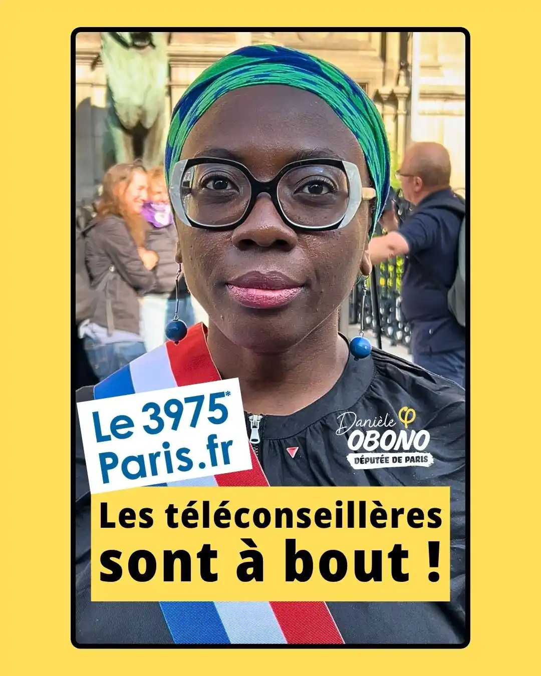 Députée Obono post
