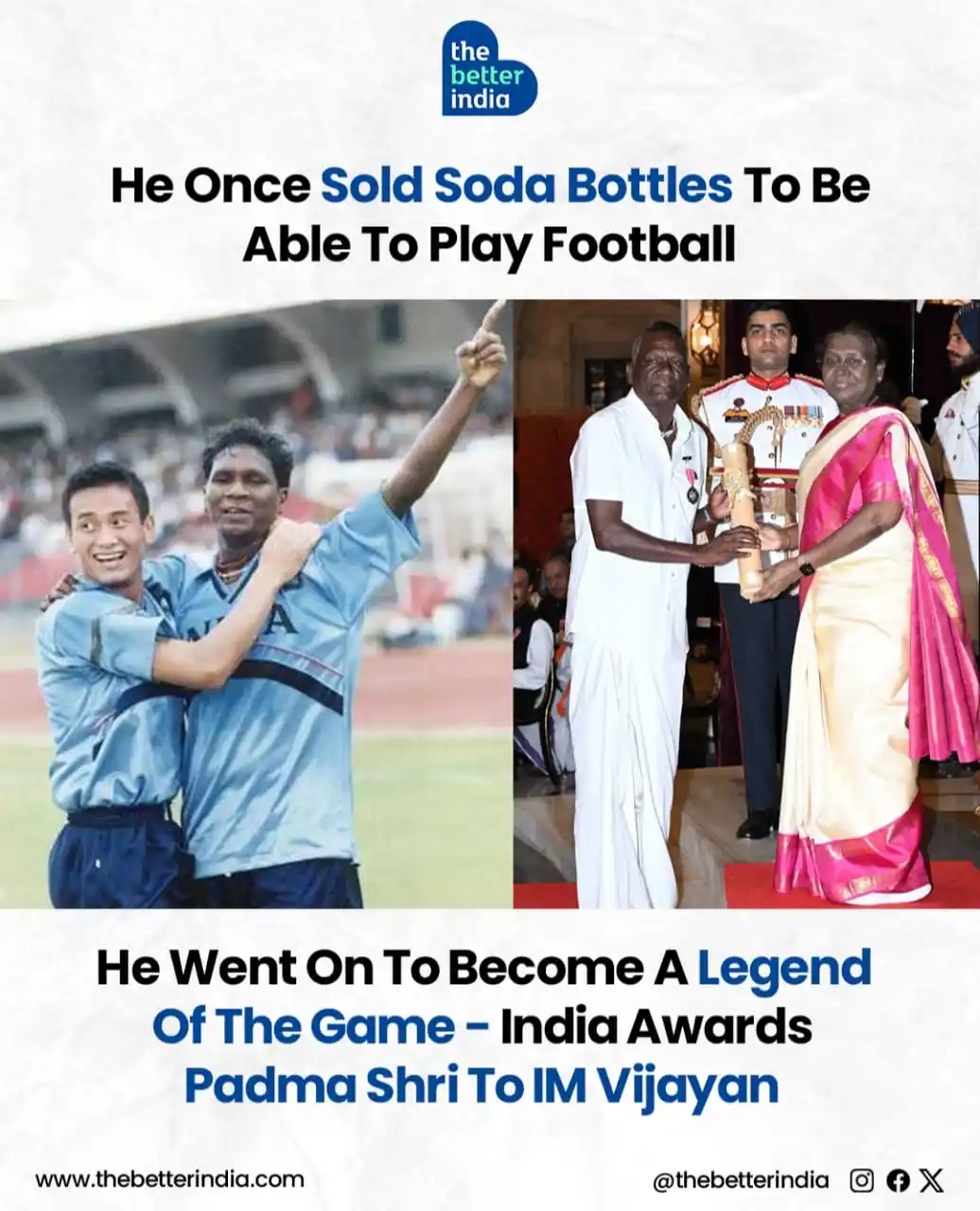 Image from The Better India: Imagine a boy standing at a stadium, selling soda bottles to help his ...