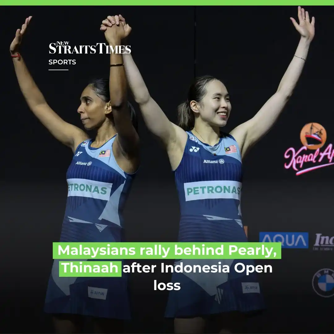 Image from New Straits Times: Malaysia's top women's doubles team Pearly Tan and M. Thinaah received...
