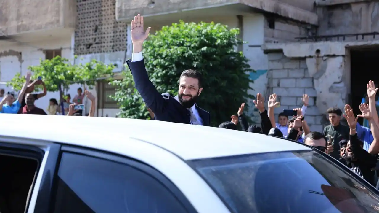Image from SANA en Español : Presidente A-Shara visita provincia de Deraa en el sur de Siria El...
