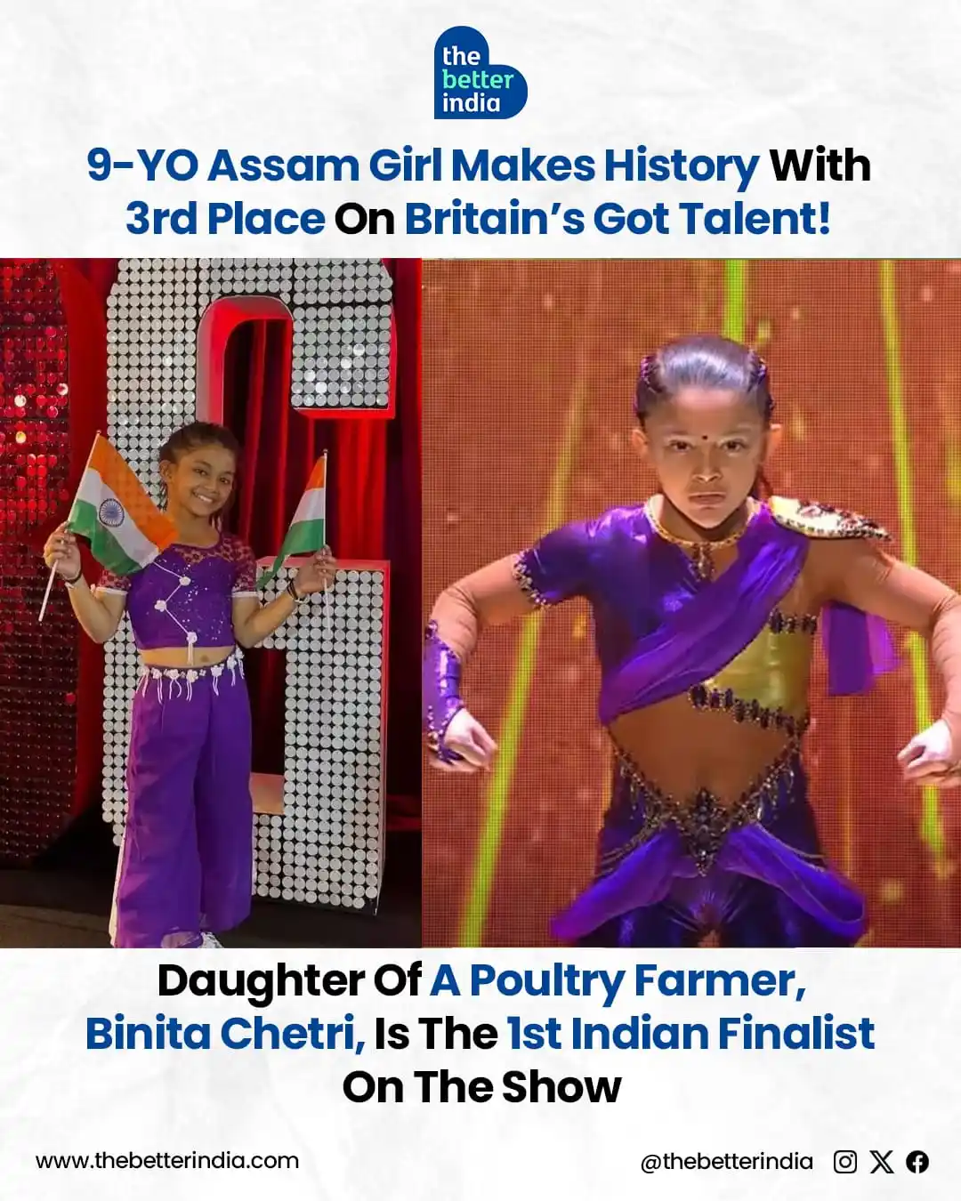 Image from The Better India: “What can a 9-year-old from rural Assam really do?” Break records. Win...