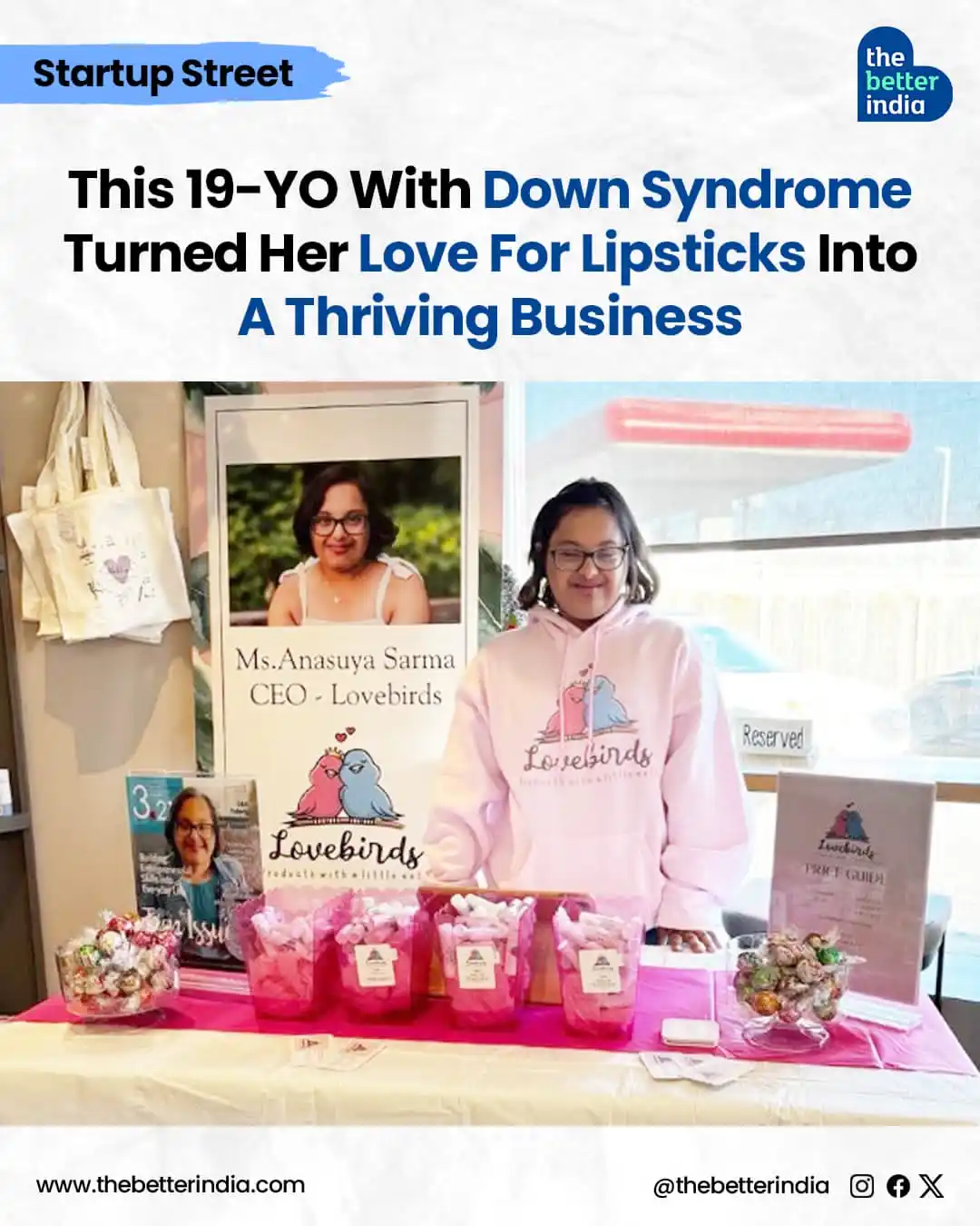 Image from The Better India: When Anasuya Sarma was born with Down Syndrome, her parents had more q...