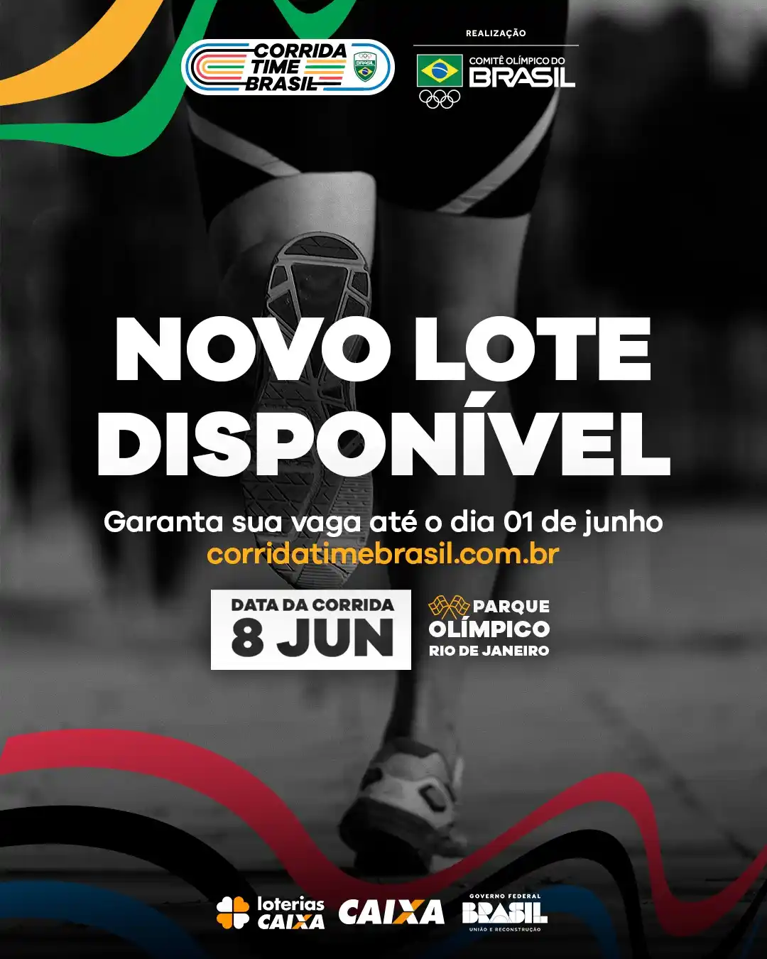 Image from Time Brasil/COB: ATENÇÃO, TIME! 🚨🇧🇷 Abrimos um NOVO LOTE pra Corrida Time Brasil! �...