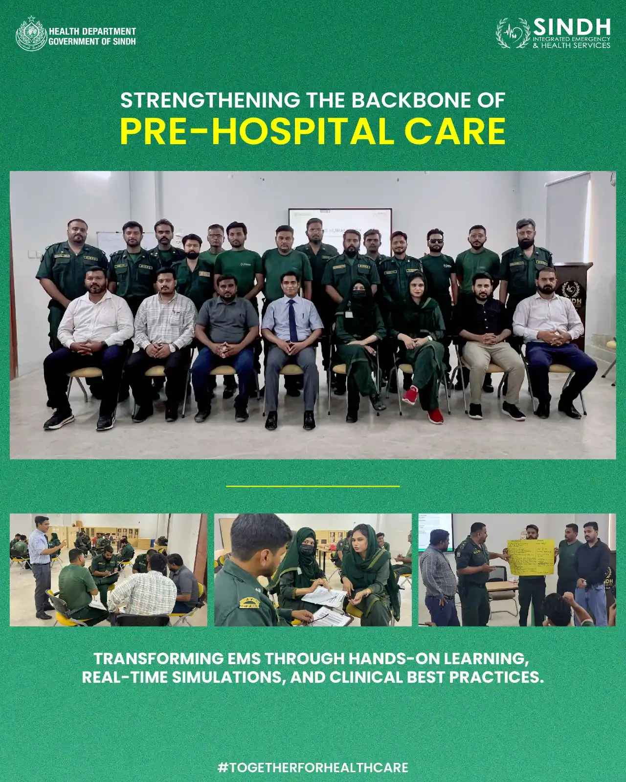 Image from Sindh Integrated Emergency & Health Services (SIEHS): Empowering EMS Managers for Clinical Excellence! RDE completed the sec...