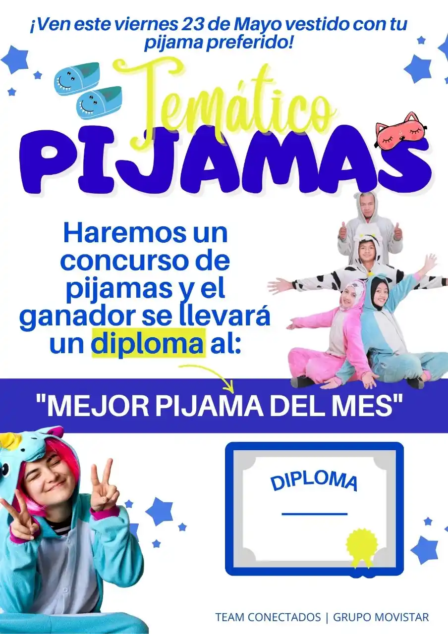 Image from TEAM CONECTADOS! 👥: 🎉 *¡Este viernes 23 de mayo nos ponemos cómodos!* 🛌✨ Prepárate para...