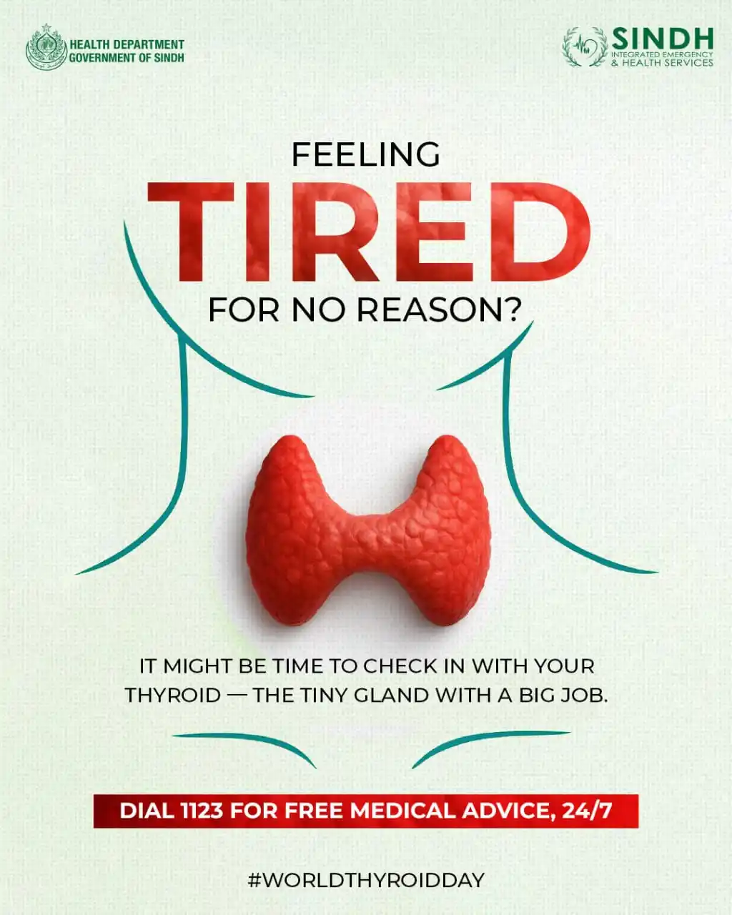 Image from Sindh Integrated Emergency & Health Services (SIEHS): Feeling tired all the time isn’t something to ignore. It might not jus...