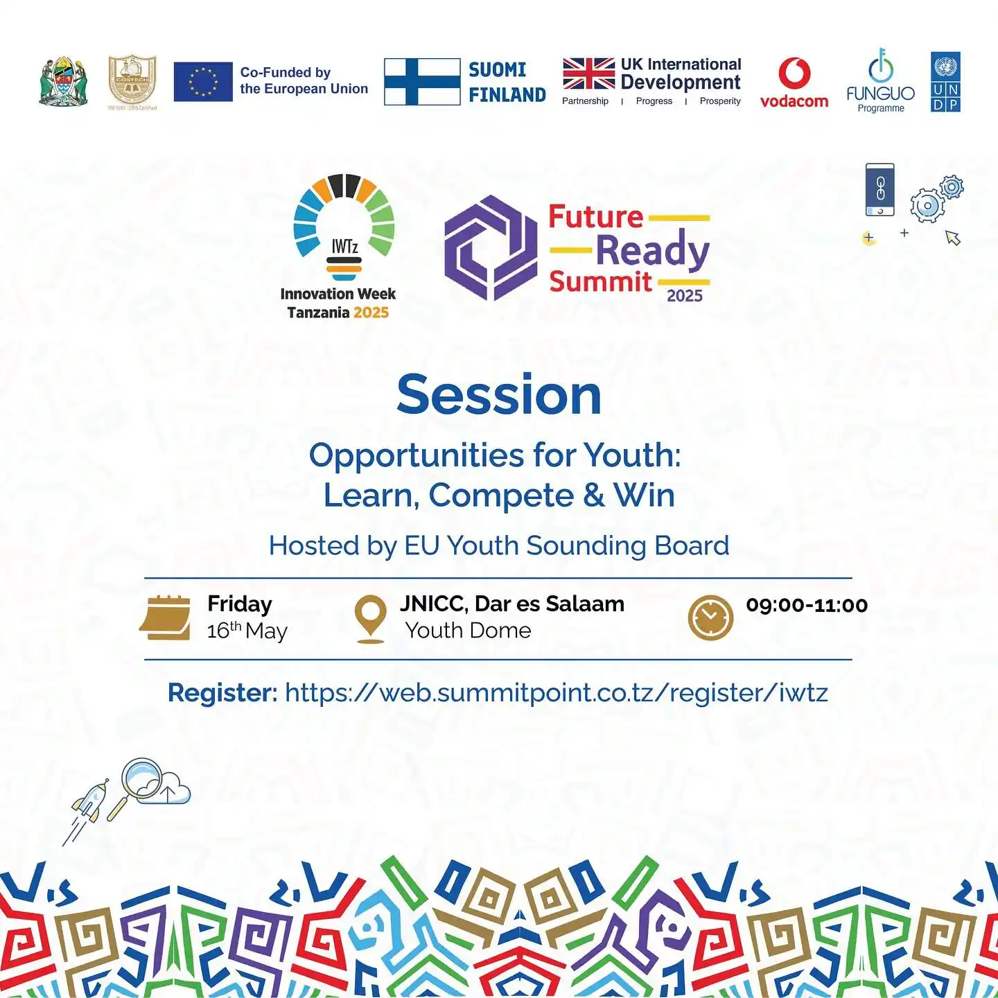 Image from Godfrey Tairo: *Have you signed up already?* Register now to be part of an exciting ...