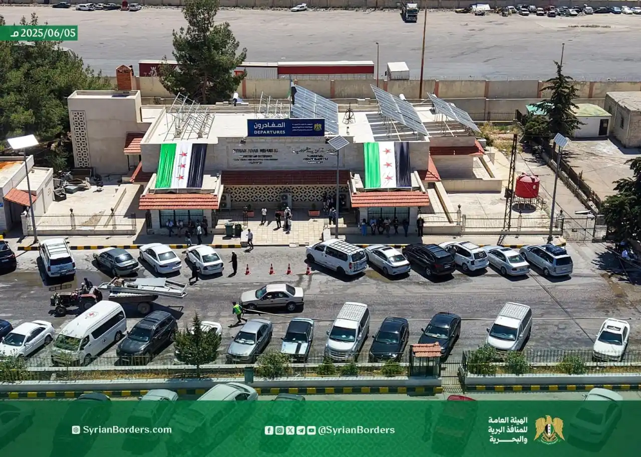 Image from الهيئة العامة للمنافذ البرية والبحرية: حركة نشطة يشهدها معبر جديدة يابوس الحدودي مع وقفة عيد الأضحى المبارك، ...