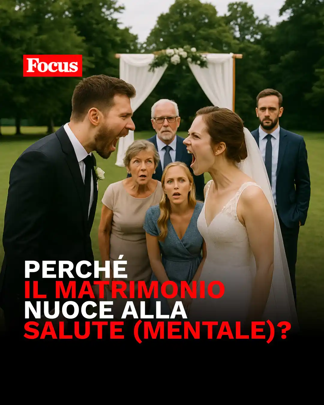 Image from Focus: 💍 _Il matrimonio fa male… alla mente?_ Secondo uno studio su oltre 24...