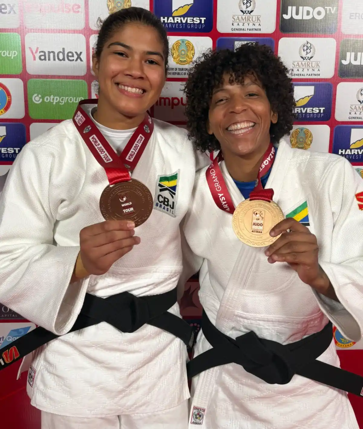 Image from Time Brasil/COB: Mais dois bronzes para o Brasil no Grand Slam de Astana e com história...
