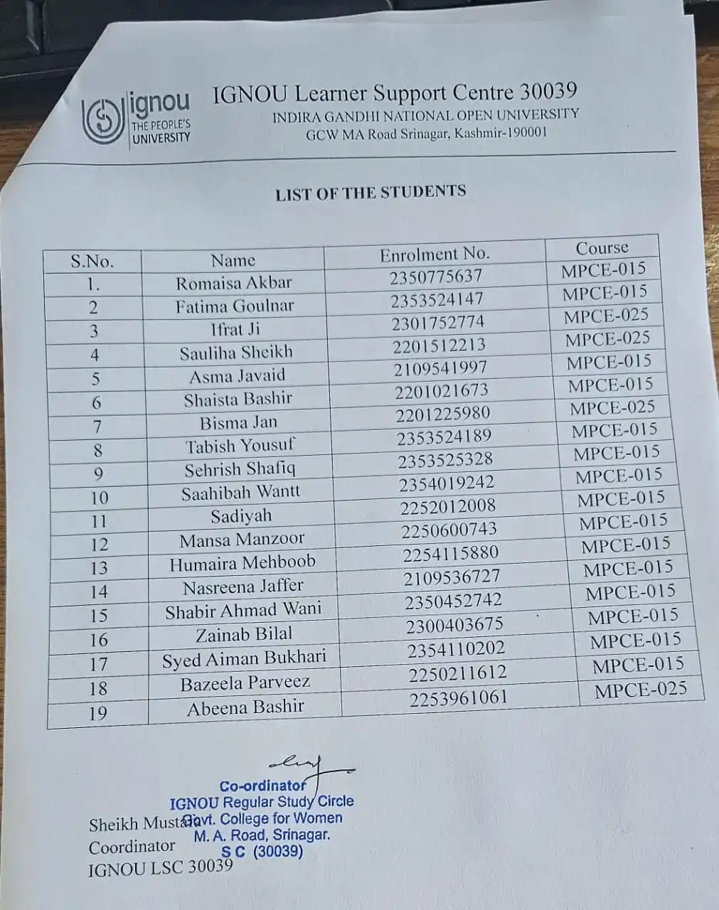 Image from Dar Basims Updates For KU-BOSE- MAANU- Cluster - IGNOU- Universities 7006318495 Or 9906774254: *NOTICE* Internal examinations for MPCE 15 and MPCE 25 will be conduct...