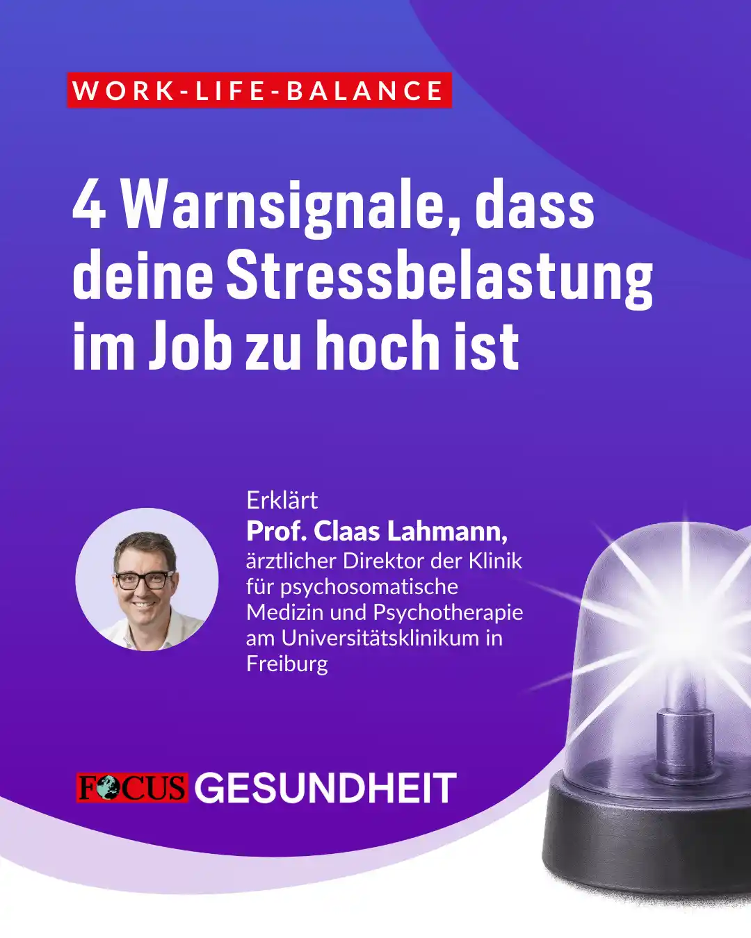 Image from FOCUS Gesundheit : Stress kann sich nicht nur psychisch, sondern auch körperlich, äußern....