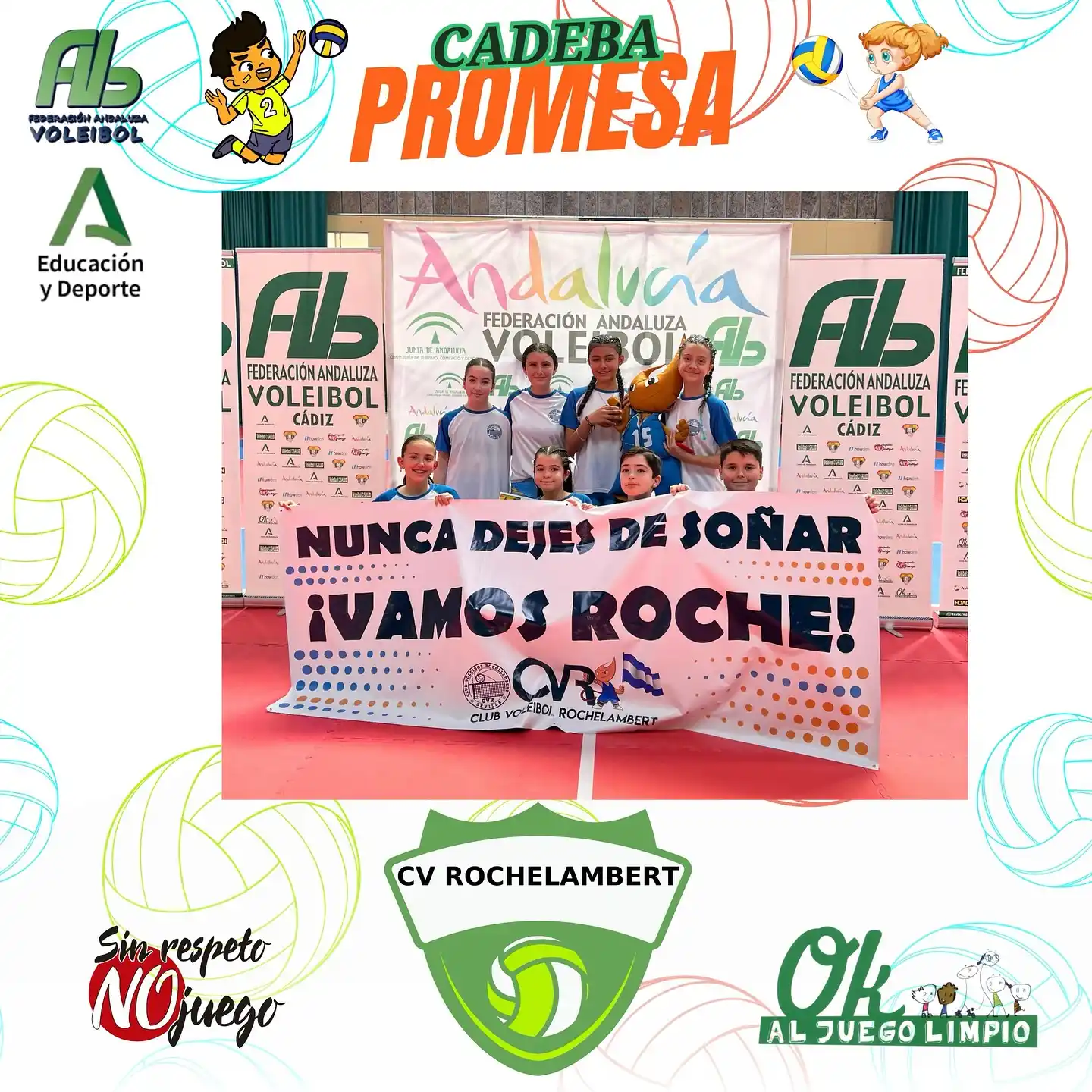 Image from Club Voleibol Rochelambert - Sevilla 🏐: 🎡✨ ¡Tras una Feria llena de alegría... volvemos a la pista con orgull...