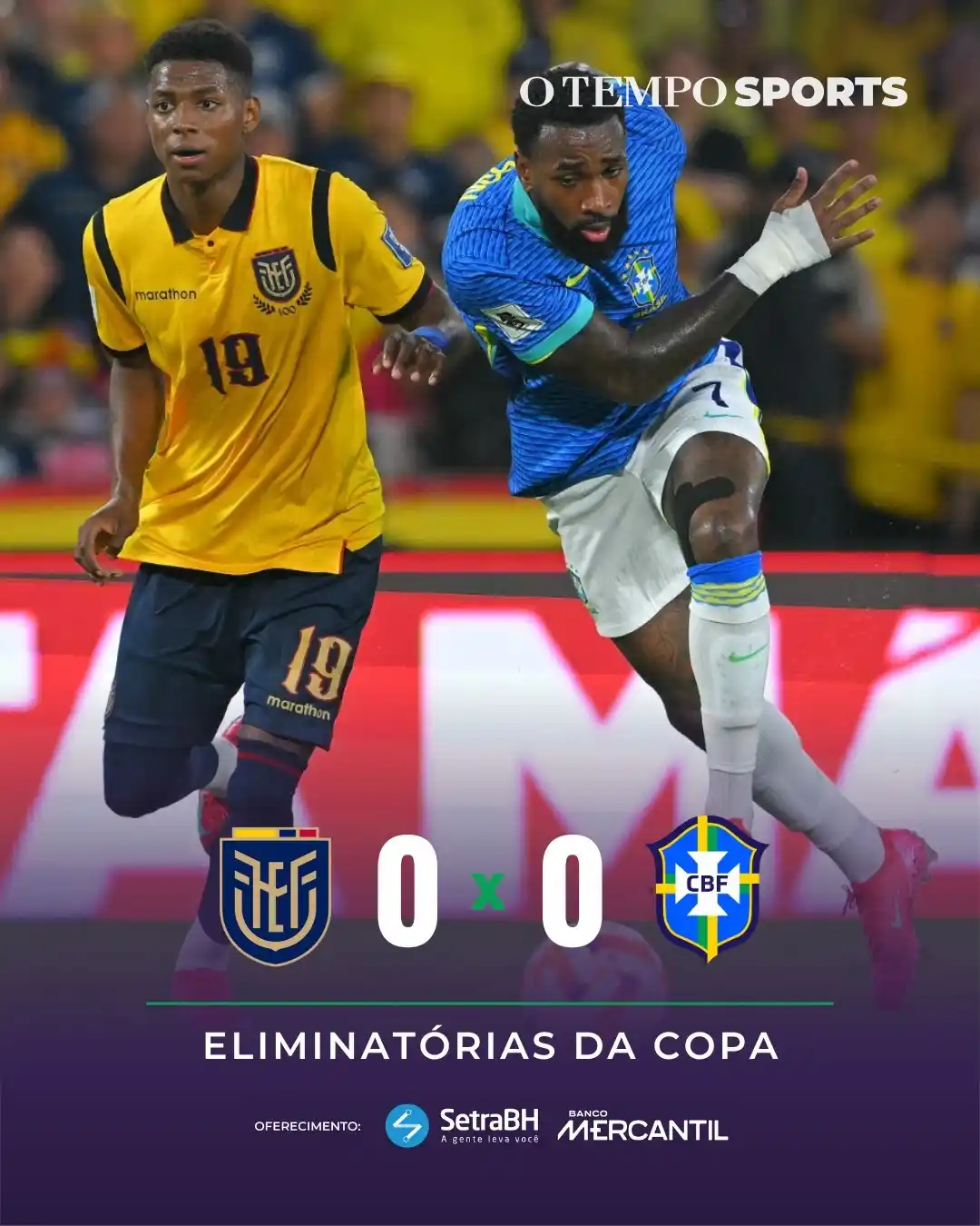Image from O Tempo: *TUDO IGUAL* - Na noite desta quinta-feira (5), em um jogo que marcou ...