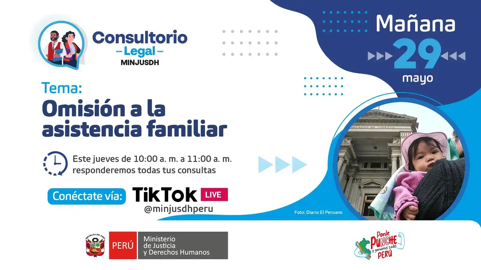 Image from Ministerio de Justicia y Derechos Humanos del Perú: 🚨 ¿Ya existe una sentencia por pensión de alimentos y no se está cump...