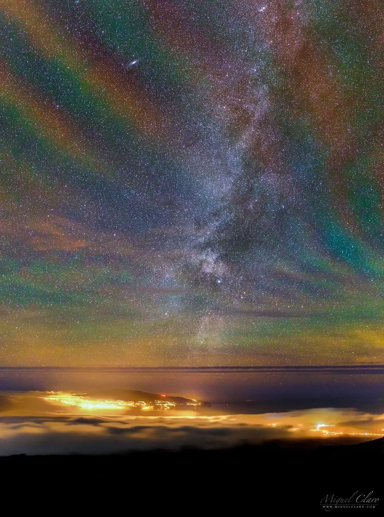 Image from NASA's Astronomy Picture of the Day: 2025 June 3 *Rainbow Airglow over the Azores* *Image Credit & Copyrig...