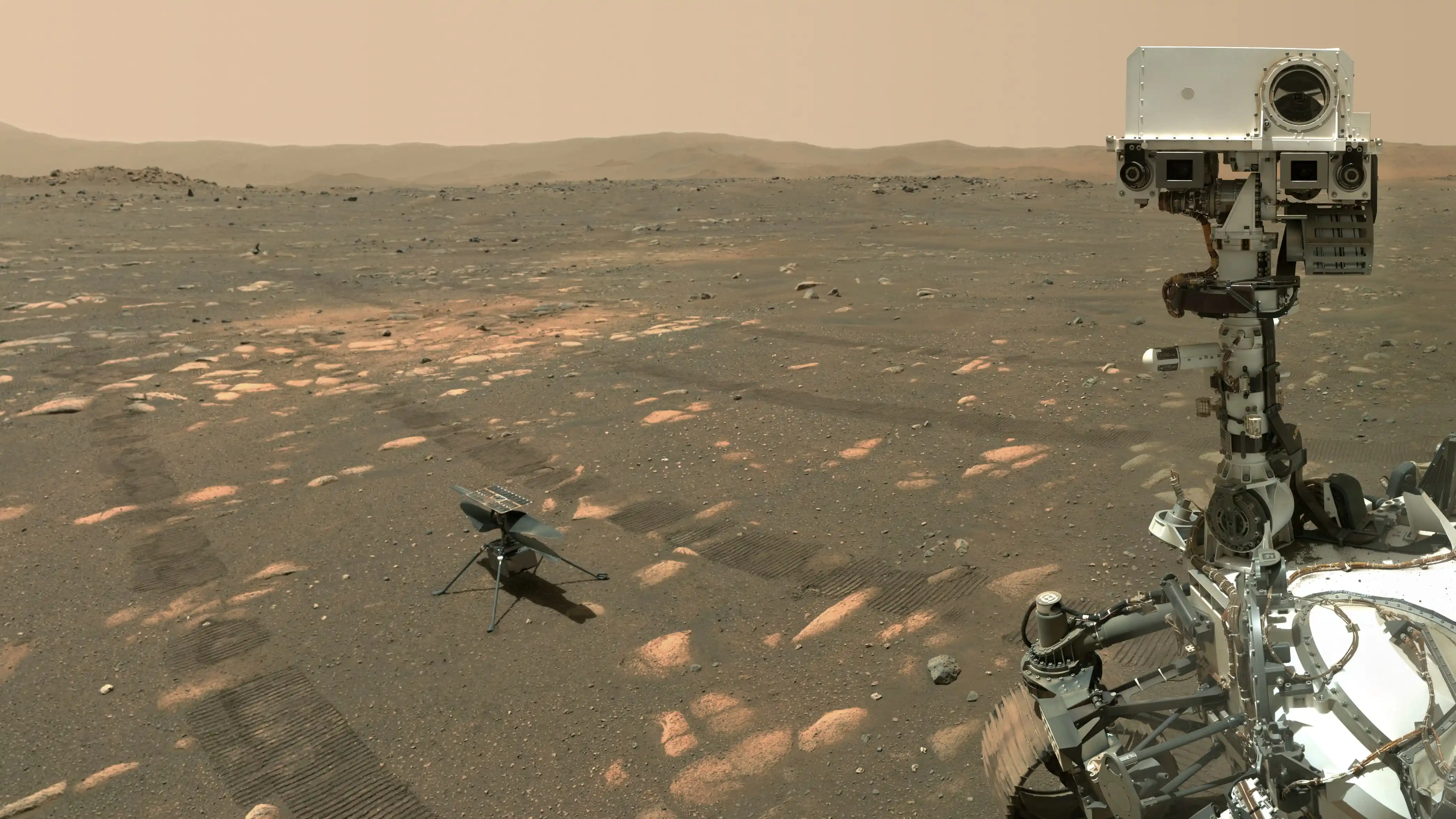Image from NASA's Astronomy Picture of the Day: 2025 June 7 *Perseverance Selfie with Ingenuity* *Image Credit:* NASA...