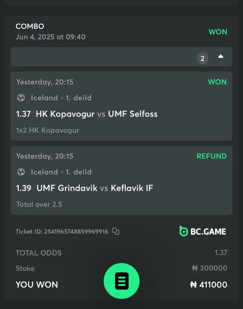 Image from Mc Laugh Doctor : *411k WON & PAID OUT ON BC GAME😘💚💰* *FREE TIPS WON ON BC GAME 💥💥...