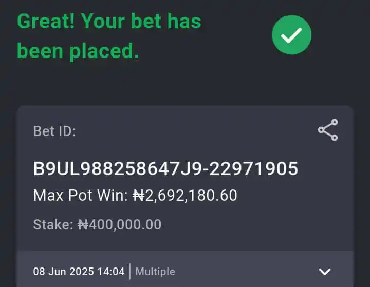 Image from Mc Laugh Doctor: *8th June* || BET9JA *BOOKING CODE* 👉🏾 33BK39L <a class="text-blue...