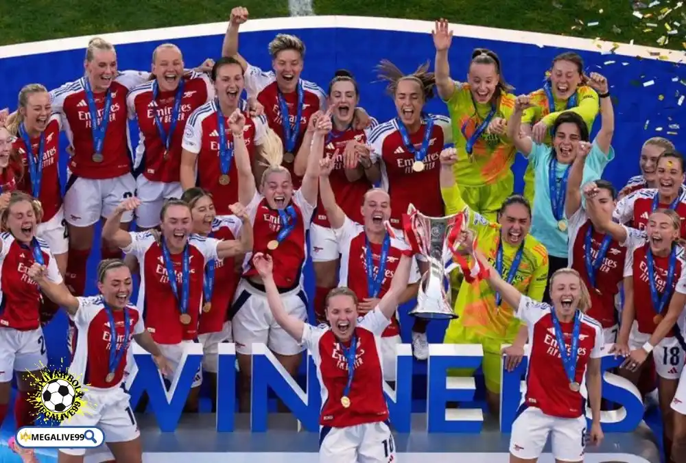 Image from Seputar Bola: *Arsenal Bungkam Barcelona dan Rebut Gelar Kedua Liga Champions Wanita...