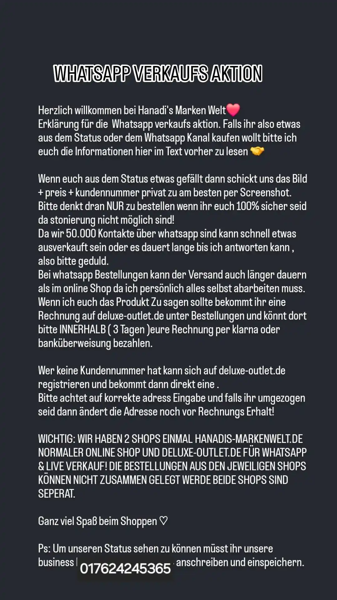 Image from Hanadi's Marken Welt: AUFGEPASST DIE MARC JACOBS WHATSAPP STATUS AKTION STARTET HEUTE ! WIR...