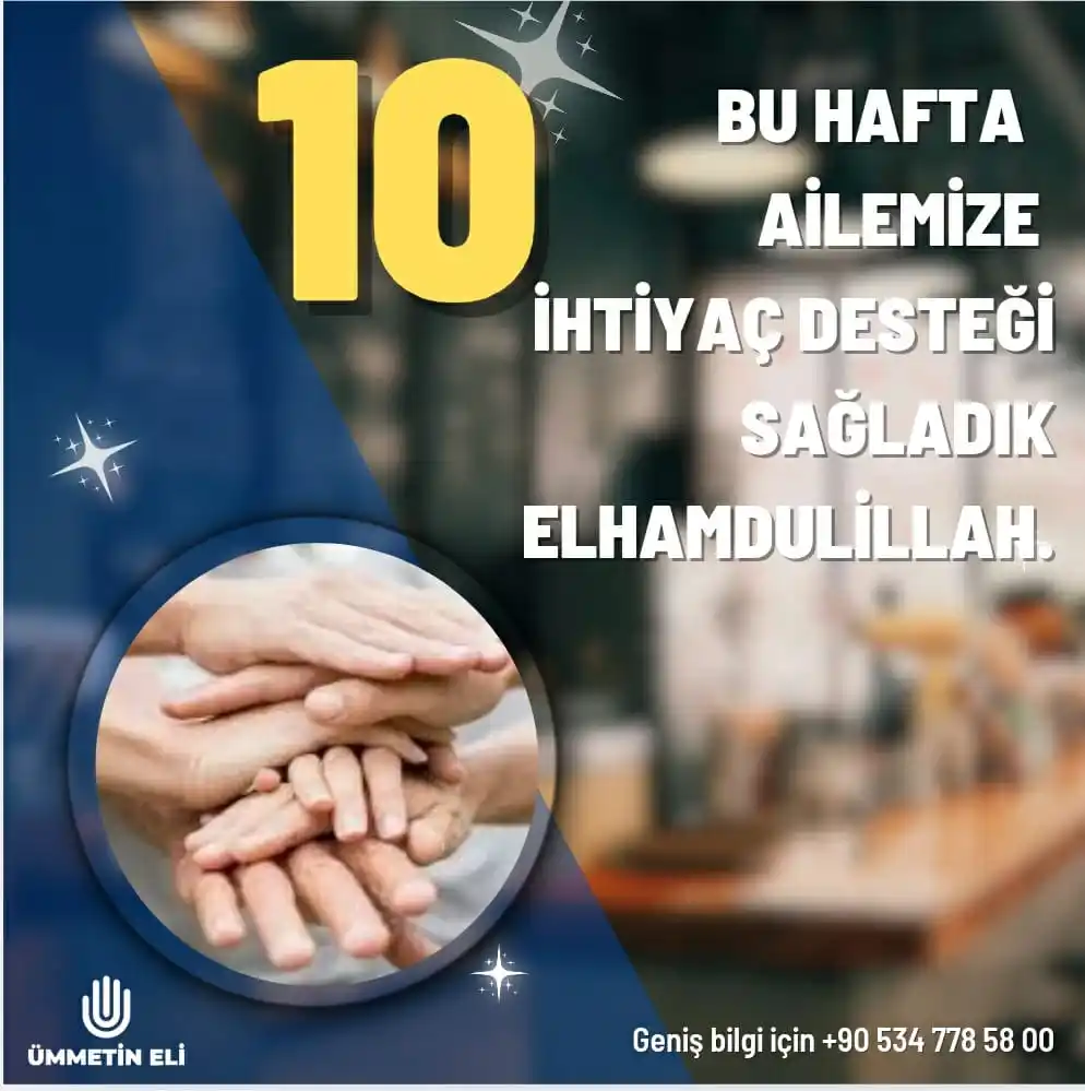 Ümmetin Eli İnsani Yardım Derneği post