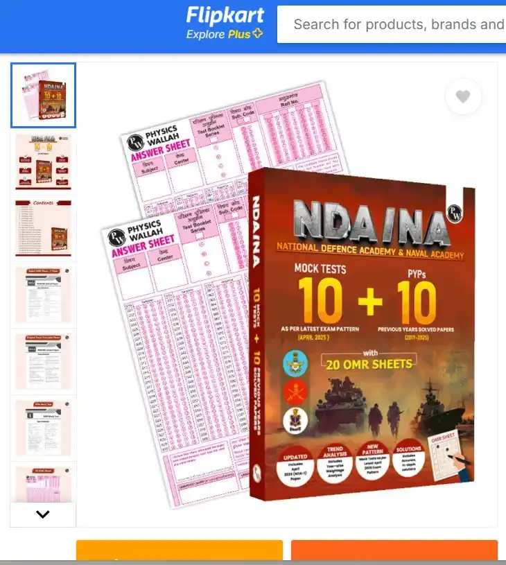 Image from Defence Wallah NDA (PW Official)✅: Book Is Available now on Flipkart/Amazon with a new Look: https://www....