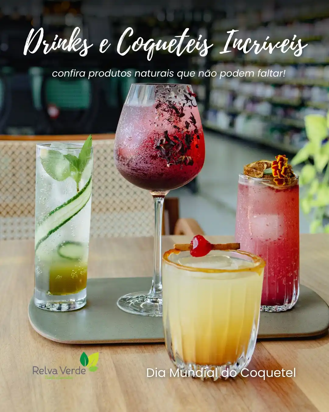 Image from Receitas Saudáveis e Dicas | Relva Verde: 🍹 *Dia Mundial do Coquetel* Hoje a estrela é a mistura de sabores! E ...