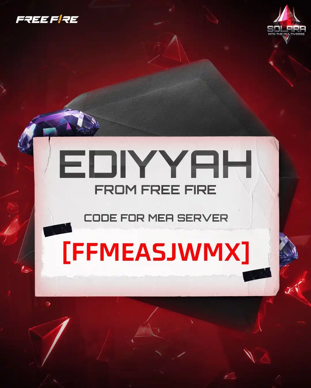 Image from Community & Esports FREE FIRE MEA: Eid Al-Adha Mubarak to all Free Fire heroes! 🎉 Your Eid gift is comin...