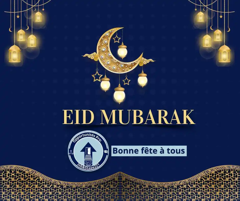 Image from 🥇Opportunités Pro: Job&Stages221🇸🇳: *🌙 Eid Mubarak !* En ce jour béni de la Tabaski, OPJS vous souhaite...