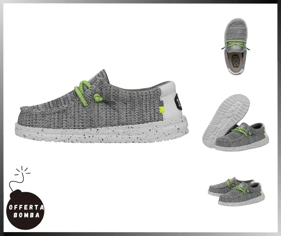 Image from Le Offerte di Joy: ββοΈ ππππππ π π½πππ½πΌ βοΈβ π’ *Hey Dude Wally Youth Sox, Mocc...