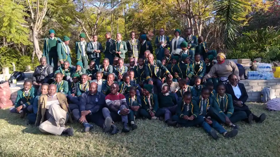 Image from Schools Connect Zimbabwe: *Godfrey Huggins Primary School* Prefects Leadership Training 💪 Sch...