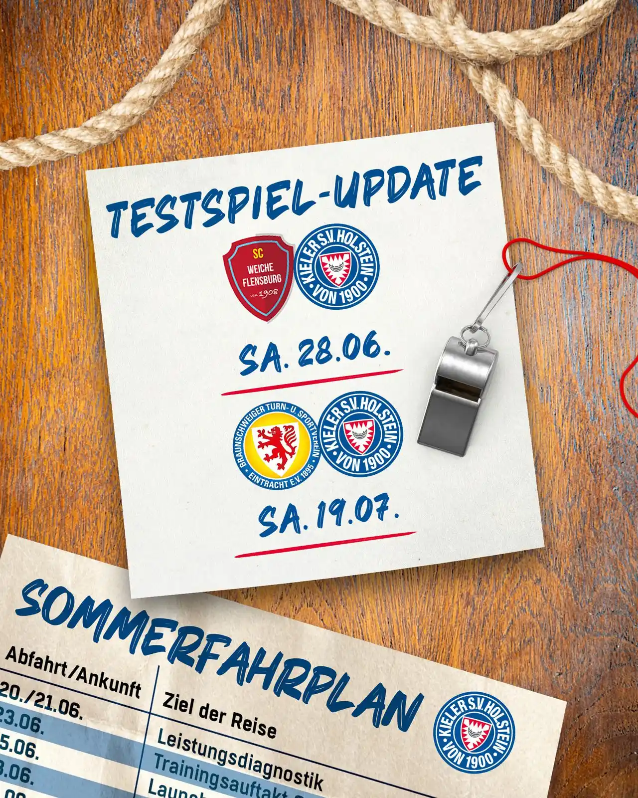 Image from Holstein Kiel: Holt eure Kalender raus: Zwei weitere Testspiel sind fix ✍️ Das erste...
